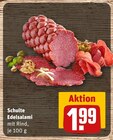 Salami im REWE Prospekt Edelsalami von Schulte im aktuellen REWE Prospekt für 1,99 €