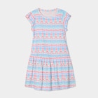 Robe courte évasée à volants ecru fille en promo chez La Halle Robe courte évasée à volants ecru fille dans le catalogue La Halle