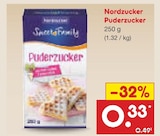 Puderzucker von Nordzucker für 0,33 € bei Netto Marken-Discount im Angebot Puderzucker von Nordzucker im aktuellen Netto Marken-Discount Prospekt