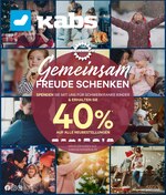 Kabs Prospekt für Hildesheim mit 23 Seiten Kabs Prospekt für Hildesheim: "GEMEINSAM FREUDE SCHENKEN", 23 Seiten, 30.11.2020 - 22.12.2020