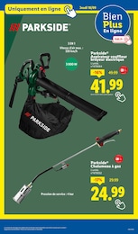 Prix et réduction Aspirateur Souffleur Broyeur Électrique dans le prospectus Lidl en cours Offre Aspirateur Souffleur Broyeur Électrique dans le catalogue Lidl du moment à la page 33