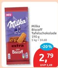 Biscoff Tafelschokolade Angebote von Milka bei budni Seevetal für 2,79 €