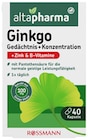 Ginkgo von altapharma für 2,99 € bei Rossmann im Angebot Ginkgo von altapharma im aktuellen Rossmann Prospekt