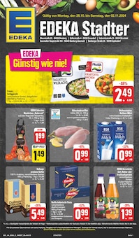 EDEKA Prospekt Wir lieben Lebensmittel! mit  Seiten in Bad Staffelstein und Umgebung