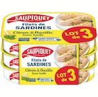 Filets de sardine - Saupiquet - Supermarchés Match à Roubaix Filets de sardine - Saupiquet en promo chez Supermarchés Match Roubaix à 6,90 €