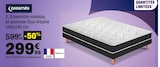 Ensemble matelas et sommier duo vitalite 140x190 cm - DREAMÉA en promo chez But Besançon à 299,99 €