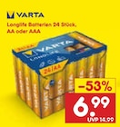 Longlife Batterien bei Netto Marken-Discount im Wittstock Prospekt für 6,99 €