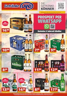 Heineken im GetränkeLand Meyer Prospekt "DIE GETRÄNKEKÖNNER" mit 2 Seiten (Dresden)