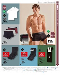 Prix et réduction Chaussettes Homme dans le prospectus Carrefour en cours Offre Chaussettes Homme dans le catalogue Carrefour du moment à la page 13