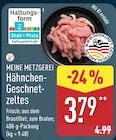 Hähnchen-Geschnetzeltes von MEINE METZGEREI für 3,79 € bei ALDI Nord im Angebot Hähnchen-Geschnetzeltes von MEINE METZGEREI im aktuellen ALDI Nord Prospekt