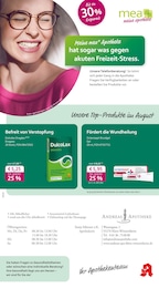 mea - meine apotheke Prospekt für Ober-Olm: "Unsere August-Angebote", 4 Seiten, 01.08.2025 - 31.08.2025