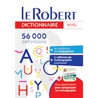 Dictionnaire Le Robert dans le catalogue Carrefour