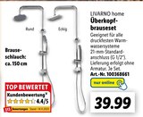 Überkopfbrauseset von LIVARNO home für 39,99 € bei Lidl im Angebot Überkopfbrauseset von LIVARNO home im aktuellen Lidl Prospekt