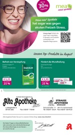 Aktueller mea - meine apotheke Apotheken Prospekt in Thierstein und Umgebung, "Unsere August-Angebote" mit 4 Seiten, 01.08.2025 - 31.08.2025