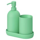 Badezimmer-Set 3-tlg. hellgrün von GANSJÖN für 17,99 € bei IKEA im Angebot Badezimmer-Set 3-tlg. hellgrün von GANSJÖN im aktuellen IKEA Prospekt