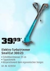 Elektro-Turbotrimmer SmallCut 300/23 für 39,99 € bei OBI im Angebot Elektro-Turbotrimmer SmallCut 300/23 im aktuellen OBI Prospekt