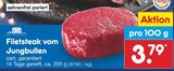 Filetsteak vom Jungbullen Angebote von Gut Ponholz bei Netto Marken-Discount Saarlouis für 3,79 €