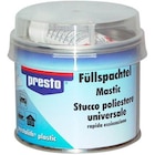 Feu Vert Chenôve - Promo Mastic multi usages + durcisseur PRESTO 250g Promo Mastic multi usages + durcisseur PRESTO 250g à 7,69 € dans le catalogue Feu Vert à Chenôve