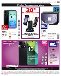 Offre Tablette Samsung dans le catalogue Carrefour du moment à la page 23