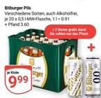 Pils Angebote von Bitburger bei GLOBUS Rostock für 9,99 €