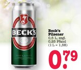 Pilsener Angebote von Beck's bei E center Heidelberg für 0,79 €