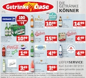 Aktueller Getränke Oase Getränkemarkt Prospekt in Kamen und Umgebung, "Aktuelle Angebote" mit 1 Seite, 07.07.2025 - 12.07.2025