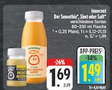 Der Smoothie Shot oder Saft Mango, Maracuja & Apfel Angebote von innocent bei EDEKA Fürth für 1,49 €