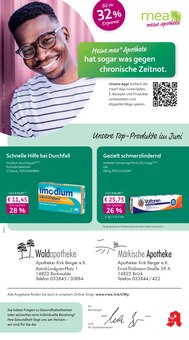 mea - meine apotheke Prospekt der KW 23 "Unsere Juni-Angebote" Aktueller mea - meine apotheke Prospekt "Unsere Juni-Angebote" Seite 1 von 4 Seiten