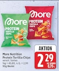 Protein Tortilla Chips von More Nutrition für 2,29 € bei E center im Angebot Protein Tortilla Chips von More Nutrition im aktuellen E center Prospekt