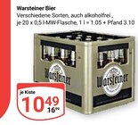 Bier im Angebot bei GLOBUS in Hoyerswerda Bier Angebote von Warsteiner bei GLOBUS Hoyerswerda für 10,49 €