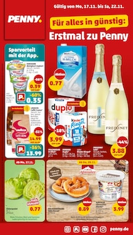 Freixenet-Sekt im aktuellen Penny Prospekt (Köln) Freixenet-Sekt im Penny Prospekt "Wer günstig will, muss Penny." mit 42 Seiten (Köln)