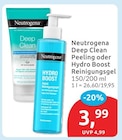 Deep Clean Peeling von Neutrogena für 3,99 € bei budni im Angebot Deep Clean Peeling von Neutrogena im aktuellen budni Prospekt
