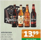 KÖSTRITZER bei Getränke A-Z im Prospekt "" für 13,99 €