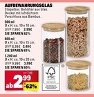 E center Salach - Aufbewahrungsglas 500 ml Angebot im Prospekt Aufbewahrungsglas 500 ml bei E center im Salach Prospekt für 2,99 €