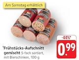 Frühstücks-Aufschnitt gemischt Angebote bei E center Worms für 0,99 €