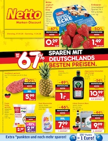 Joghurt im Netto Marken-Discount Prospekt "Aktuelle Angebote" mit 61 Seiten (Rostock)