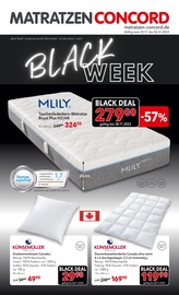 Ähnliche Latexmatratze Angebote im Prospekt "BLACK WEEK" von Matratzen Concord Ähnliches Angebot bei Matratzen Concord in Prospekt "BLACK WEEK" gefunden auf Seite 1