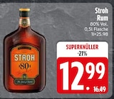 Rum im Angebot bei EDEKA in Heidenheim Rum Angebote von Stroh bei EDEKA Heidenheim für 12,99 €