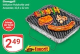 Einweggrill im Angebot bei GLOBUS in Weimar Einweggrill Angebote von favorit bei GLOBUS Weimar für 2,49 €
