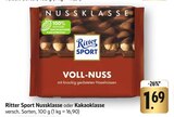 Nussklasse im Angebot bei E center in Albstadt Nussklasse Angebote von Ritter Sport bei E center Albstadt für 1,69 €
