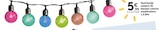 Guirlande solaire 10 boules coloris multicolore L.3.8m à 5,99 € dans le catalogue Maxi Bazar