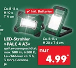 LED-Strahler »PALC 4 A3« von  im aktuellen Kaufland Prospekt für 4,99 €