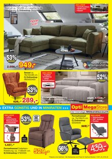 Sofa im aktuellen Opti-Megastore Prospekt (Bremen) Sofa im Opti-Megastore Prospekt "Hot Sommer Sale" mit 17 Seiten (Bremen)