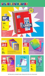 Promos Cahier dans le catalogue "L'ÉTÉ EN TRANSAT, LA RENTRÉE DANS LE SAC." de Carrefour à la page 20 Promos Cahier dans le catalogue "L'ÉTÉ EN TRANSAT, LA RENTRÉE DANS LE SAC." de Carrefour à la page 20