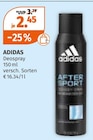 Deospray im Müller Prospekt Deospray von Adidas im aktuellen Müller Prospekt für 2,45 €