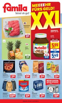 Nutella im aktuellen famila Nordost Prospekt (Stralsund) Nutella im famila Nordost Prospekt "besser als gut!" mit 24 Seiten (Stralsund)