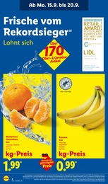 Lidl Mandarinen im Prospekt 