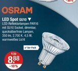 LED Spot GU10 Angebote von OSRAM bei V-Markt Regensburg für 8,88 €