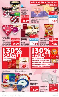 Ritter Sport im Kaufland Prospekt "Aktuelle Angebote" mit 62 Seiten (Duisburg)