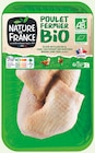 CUISSE DE POULET BIO X2 - NATURE DE FRANCE en promo chez Intermarché Bordeaux à 12,79 €